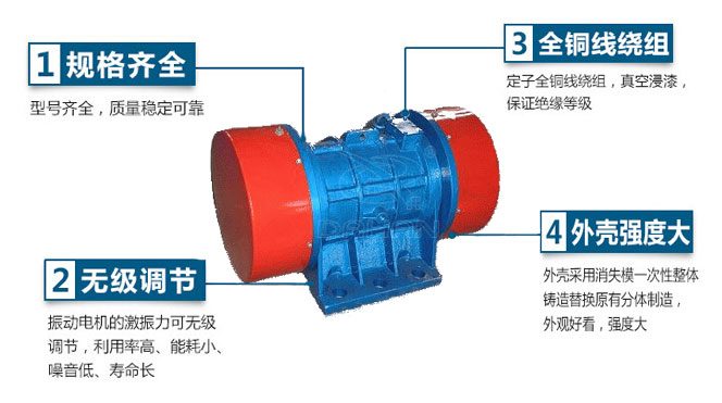 YZU振動(dòng)電機(jī)特點(diǎn)