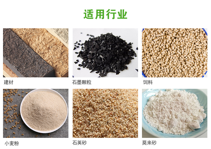 高頻振動(dòng)篩主要用于化工，建材，石墨顆粒，飼料，小麥粉，石英砂，豆?jié){，果汁等各種物料的干法、濕法篩分、分級、脫水，過濾。